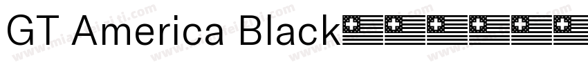 GT America Black字体转换